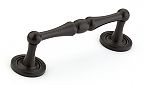 Schaub and Company Atherton 4" (102mm) Center-to-Center Knurled Footplate Cabinet Pull (Oil Rubbed Bronze)