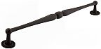 Schaub and Company Atherton 15" (381mm) Center-to-Center Knurled Footplate Cabinet Pull (Oil Rubbed Bronze)