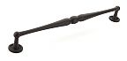 Schaub and Company Atherton 15" (381mm) Center-to-Center Plain Footplate Cabinet Pull (Oil Rubbed Bronze)