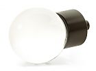 Schaub and Company City Lights 1-3/8" (35mm) Globe Glass Cabinet Knob (Oil Rubbed Bronze/Clear Glass)