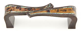 Symphony by Schaub Avalon Bay 4" (102mm) Center-to-Center Cabinet Pull (Dark Antique Bronze)