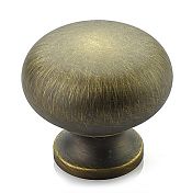 Schaub and Company Traditional Design Series 1-1/4" (32mm) Cabinet Knob (Antique Light Brass)