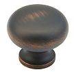 Schaub and Company Traditional Design Series 1-1/4" (32mm) Cabinet Knob (Michelangelo Bronze)