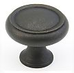 Schaub and Company Traditional Design Series 1-1/4" (32mm) Cabinet Knob (Distressed Bronze)