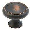 Schaub and Company Traditional Design Series 1-1/4" (32mm) Cabinet Knob (Michelangelo Bronze)