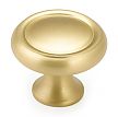 Schaub and Company Traditional Design Series 1-1/4" (32mm) Cabinet Knob (Satin Brass)