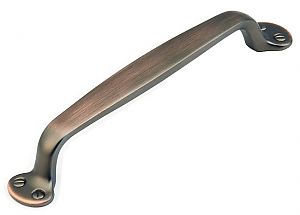 Schaub and Company Traditional Design Series 6" (152mm) Center-to-Center Cabinet Pull (Aurora Bronze)