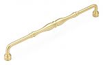 Schaub and Company Traditional Design Series 15" (381mm) Center-to-Center Appliance Pull (Satin Brass)