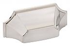 Schaub and Company Empire Series 3" (76mm) Center-to-Center Cabinet Cup/Bin Pull (Brushed Nickel)