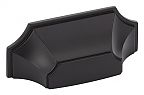 Schaub and Company Empire Series 3" (76mm) Center-to-Center Cabinet Cup/Bin Pull (Matte Black)