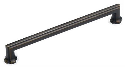 Schaub and Company Empire Series 8" (203mm) Center-to-Center Cabinet Pull (Ancient Bronze)