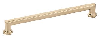 Schaub and Company Empire Series 8" (203mm) Center-to-Center Cabinet Pull (Signature Satin Brass)