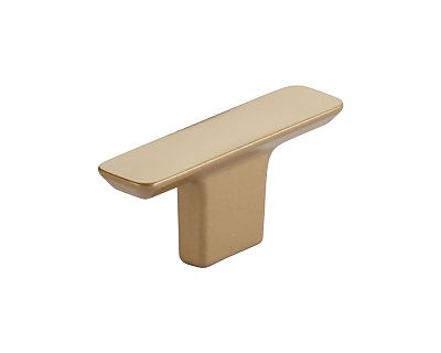 Schaub and Company Suave 2" (51mm) Cabinet T-Knob (Gold Rande)
