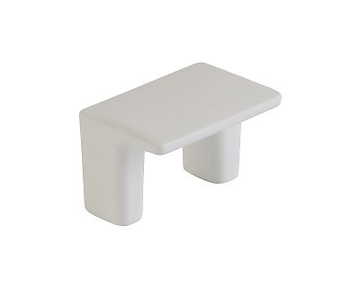 Schaub and Company Suave 1-1/4" (32mm) Center-to-Center Cabinet Pull (Matte White)