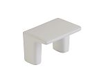 Schaub and Company Suave 1-1/4" (32mm) Center-to-Center Cabinet Pull (Matte White)