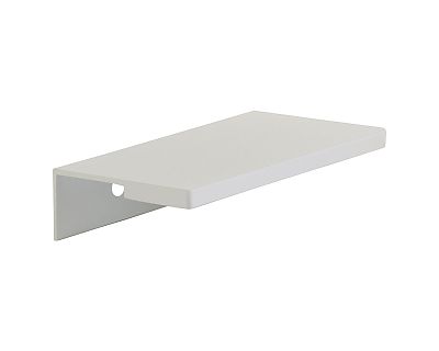 Schaub and Company Borde 3-1/8" (79mm) Cabinet Edge Pull (Matte White)