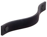 Schwinn Design 33828/160 6-5/16" (160mm) Center-to-Center Cabinet Pull (Matte Black/ Black)