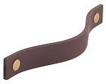 Schwinn Design 33828/160 6-5/16" (160mm) Center-to-Center Cabinet Pull (Brushed Brass/ Burgundy)