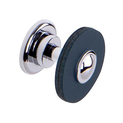 Schwinn Design 34026 VBD 1-5/32" (29mm) Knob (Polished Chrome/ Dark Blue)