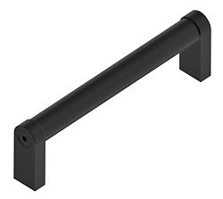Schwinn Design 44702/128 5" (128mm) Center-to-Center Knurled Cabinet Pull (Matte Black)