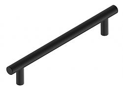 Schwinn Design 33998/160 6-5/16" (160mm) Center-to-Center Knurled Cabinet Pull (Matte Black)