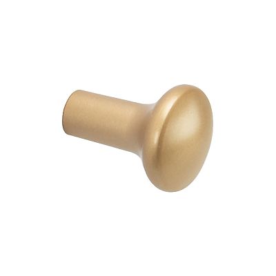 Schwinn Design 34102 1-3/16" (30mm) Knob/ Hook (Matte Gold)