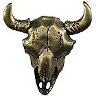 Sierra Lifestyle Western Collection 3" (76mm) Buffalo Skull Cabinet Knob