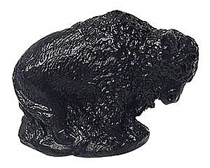 Sierra Lifestyle Rustic Lodge Collection 1-1/2" (38mm) Buffalo Cabinet Knob