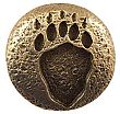Sierra Lifestyle Rustic Lodge Collection 1-1/2" (38mm) Bear Track Cabinet Knob