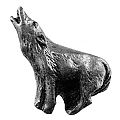 Sierra Lifestyle Rustic Lodge Collection 1-1/4" (32mm) Howling Wolf Cabinet Knob