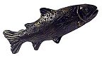 Sierra Lifestyle Rustic Lodge Collection 3" (76mm) Center-to-Center Trout Fish Cabinet Pull - Right Facing