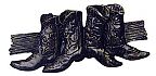 Sierra Lifestyle Western Collection 3" (76mm) Center-to-Center Cowboy Boot Cabinet Pull