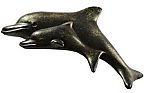 Sierra Lifestyle Coastal Collection 2" (51mm) Center-to-Center Dolphin Cabinet Pull