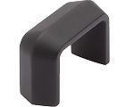 Sietto Eternity 1-5/8" (41mm) Center-to-Center Finger Cabinet Pull (Matte Black)