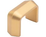 Sietto Eternity 1-5/8" (41mm) Center-to-Center Finger Cabinet Pull (Satin Brass)