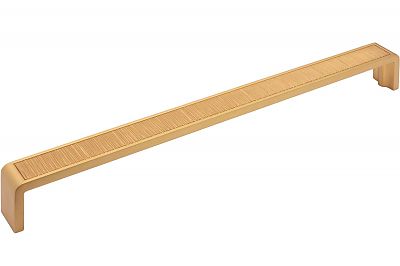 Sietto Brushed 12" (305mm) Center-to-Center Cabinet Pull (Satin Brass)