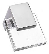 Sietto Affinity 1-5/8" (41mm) Clear Glass Cabinet Knob (Satin Nickel)