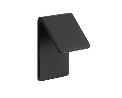 Sietto Fold 3/4" (19mm) Center-to-Center Cabinet Finger Pull (Matte Black)