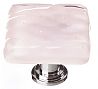 Sietto 1-1/4" (32mm) Glass Cabinet Knob (Glacier Rose)