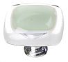 Sietto 1-1/4" (32mm) Glass Cabinet Knob (Reflective Spruce Green)
