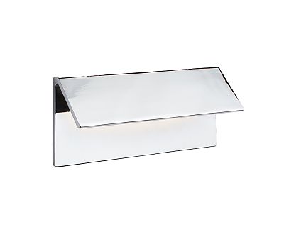 Sietto Fold 4" (102mm) Center-to-Center Cabinet Finger Pull (Polished Chrome)