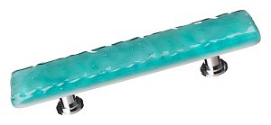 Sietto 3" (76mm) Center-to-Center Glass Cabinet Pull (Glacier Aqua)
