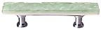 Sietto 3" (76mm) Center-to-Center Glass Cabinet Pull (Skinny Glacier Spruce Green)