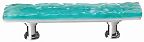 Sietto 3" (76mm) Center-to-Center Glass Cabinet Pull (Skinny Glacier Aqua)