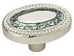 Symphony by Schaub Fair Isle 1-5/8" (41mm)   Cabinet Knob (White Mother of Pearl/Polished Nickel)