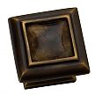 Symphony by Schaub 1-3/8" (35mm) Cabinet Knob (Tiger Penshell/Dark Antique Bronze)
