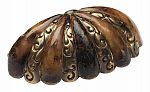 Symphony by Schaub 3" (76mm) Center-to-Center Cabinet Cup Pull (Penshell Inlay/Estate Dover)