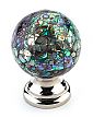 Symphony Designs by Schaub 1-1/4" (32mm) Cabinet Knob (Imperial Shell/Polished Nickel)