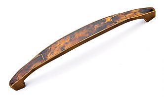 Symphony by Schaub 8" (203mm) Center-to-Center Cabinet Pull (Penshell Inlay/Estate Dover)