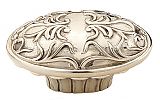 Symphony by Schaub Cantata 5/8" (16mm) Center-to-Center Oval Cabinet Knob (White Brass)